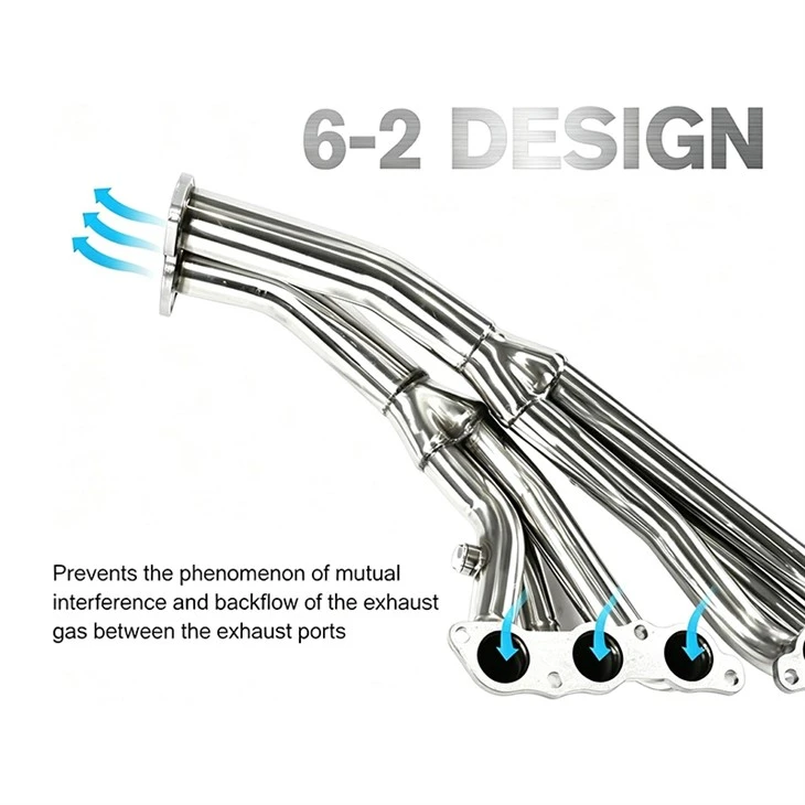 Stainless Steel 6-2 Exhaust Manifold Header For Lexus IS300 XE10 2JZ-GE 3.0L 2001-2005 suppliers